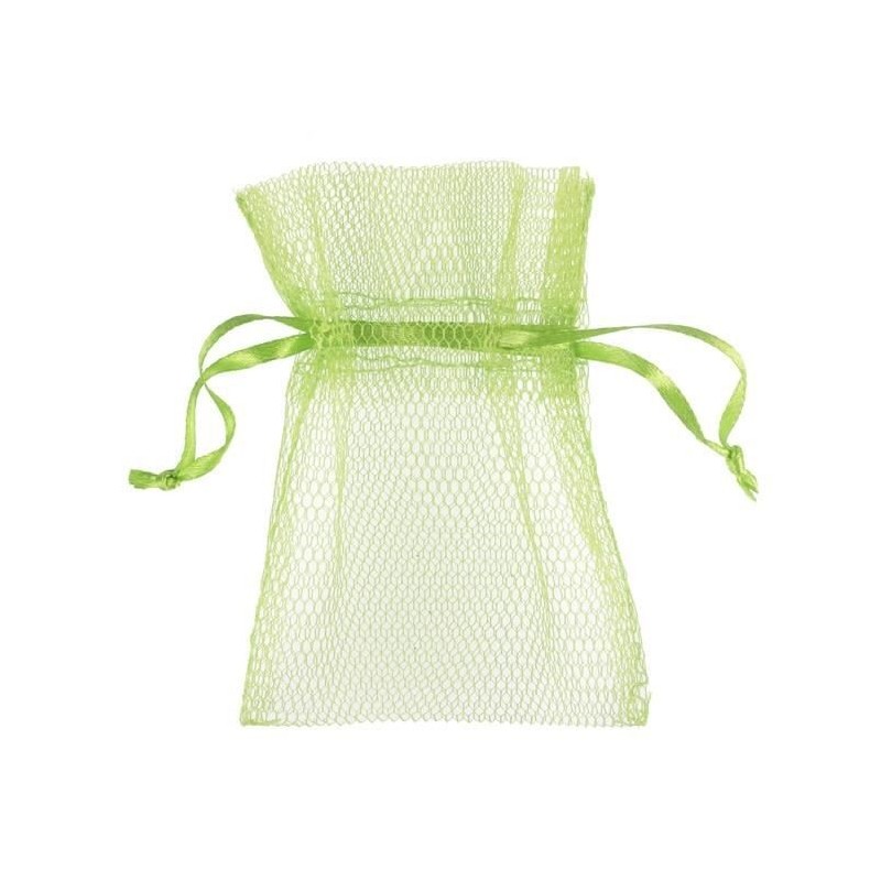 Sachet tulle vert