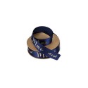 Ruban satin Marine "Mr & Mme"Or