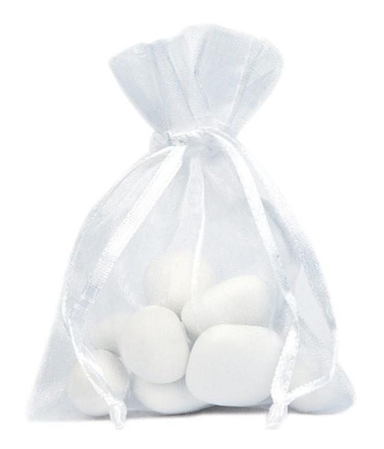 Grand sachet organdi Blanc