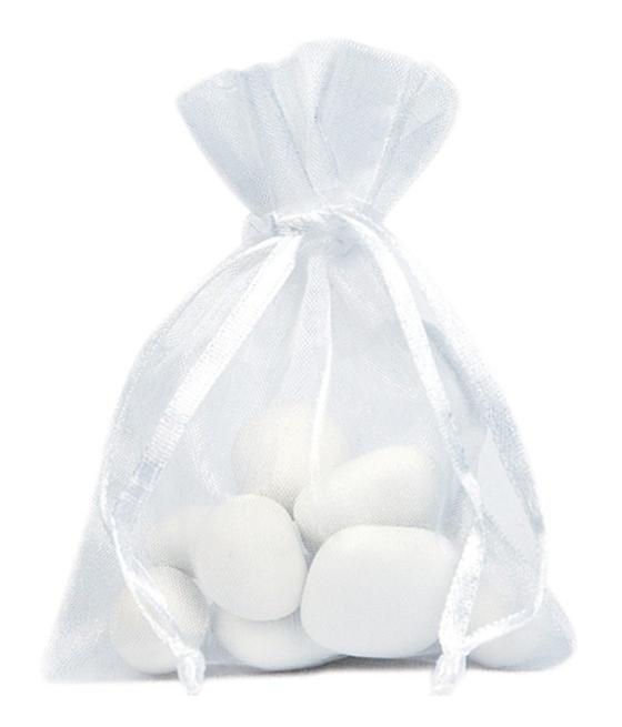 Grand sachet organdi Blanc