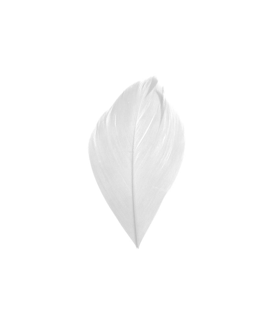 Plumes blanches décoration mariage et baptême – sachet de 100 pièces