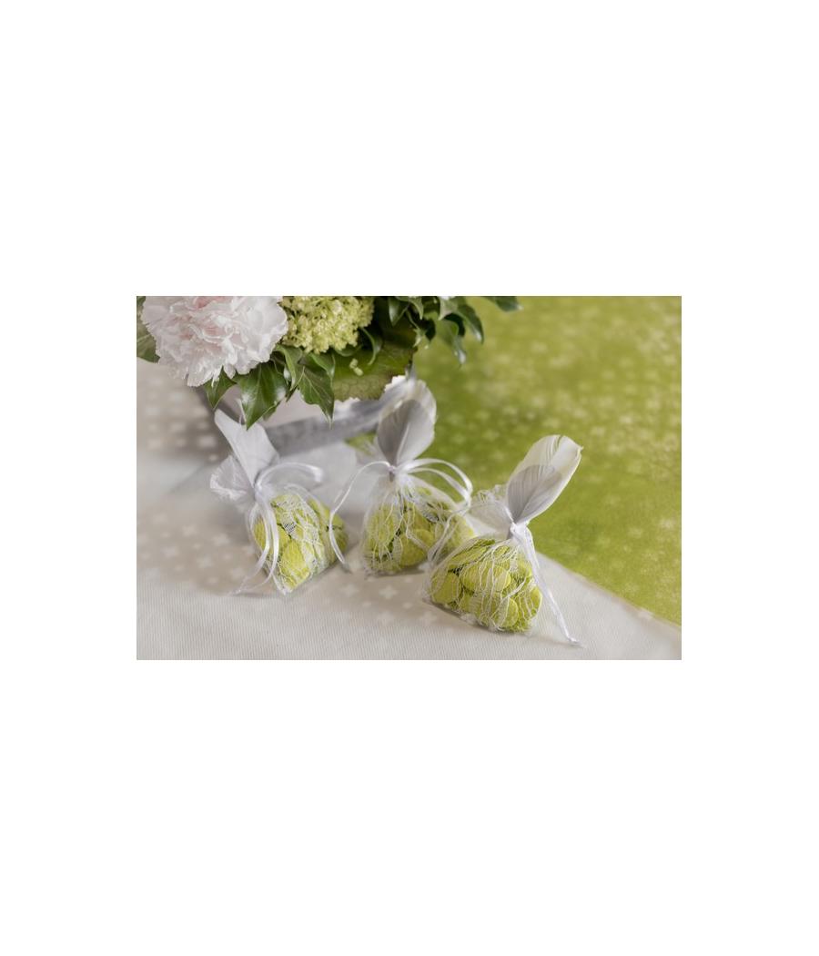 Plumes blanches décoration mariage et baptême – sachet de 100 pièces