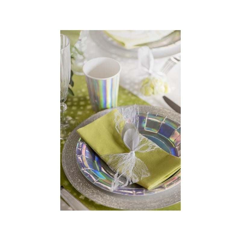 Plumes blanches décoration mariage et baptême – sachet de 100 pièces