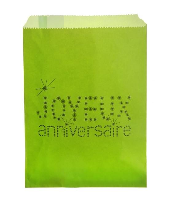 Sac Anniversaire Vert (Sachet de 24 pièces)