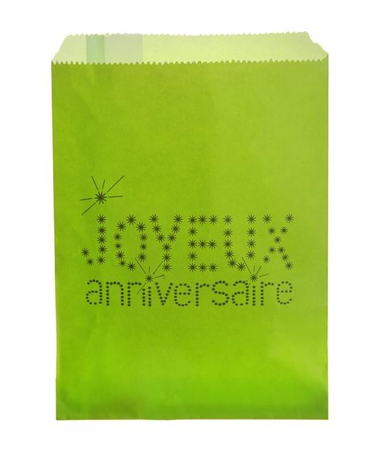 Sac Anniversaire Vert (Sachet de 24 pièces)