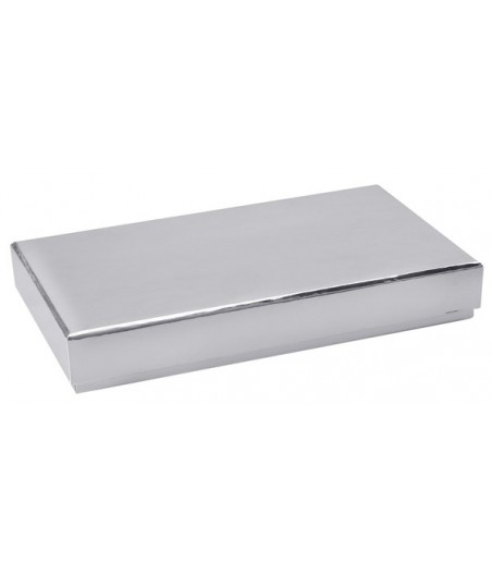 Boîte rectangle Argent (Carton de 25 pièces)