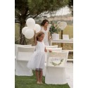 Ballon Just married métallisé