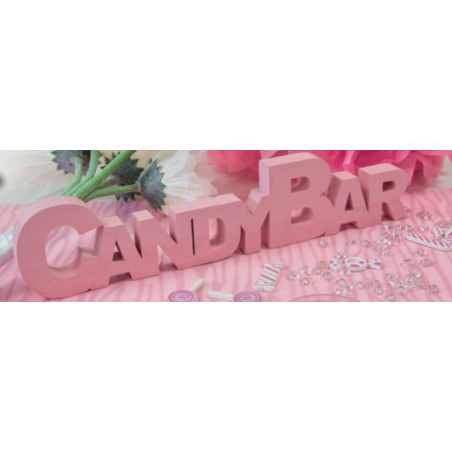 DECORATION TABLE  "CANDY BAR" ROSE