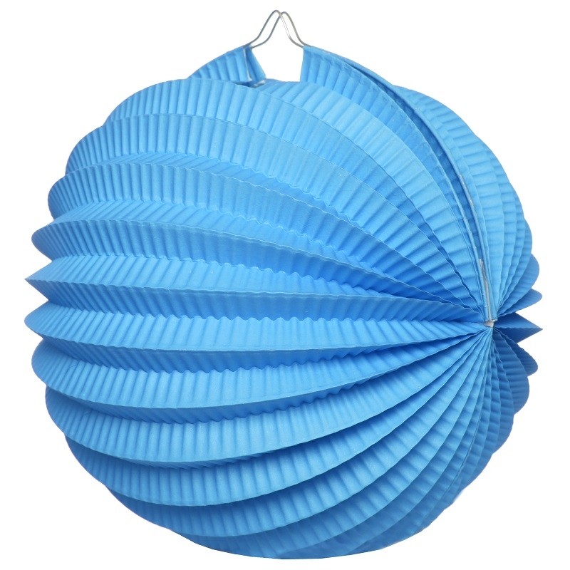 Boule déco accordéon Turquoise