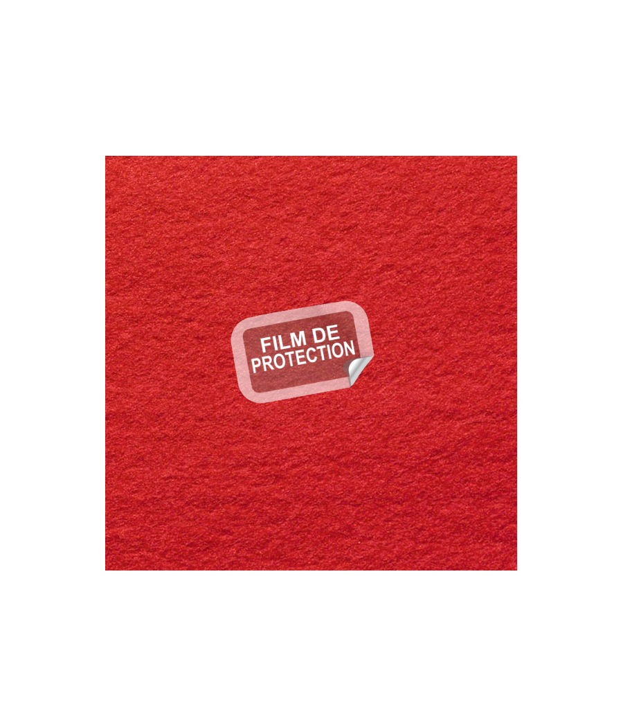 Tapis rouge Tapis rouge avec film de protection