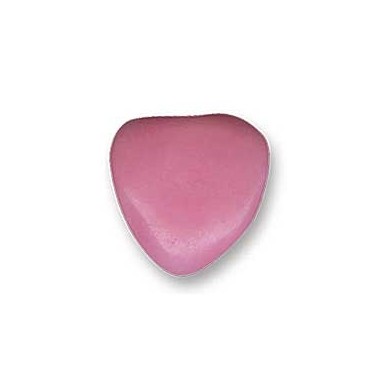 Dragées petits cœurs au chocolat- Rose nacré - 500g
