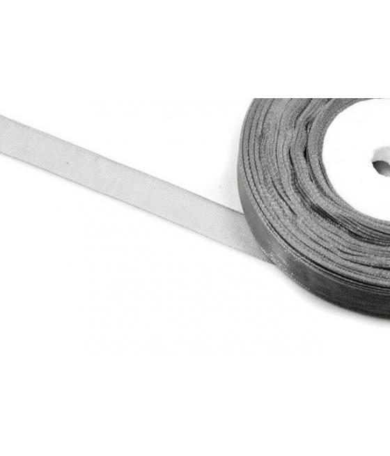 Ruban organza gris