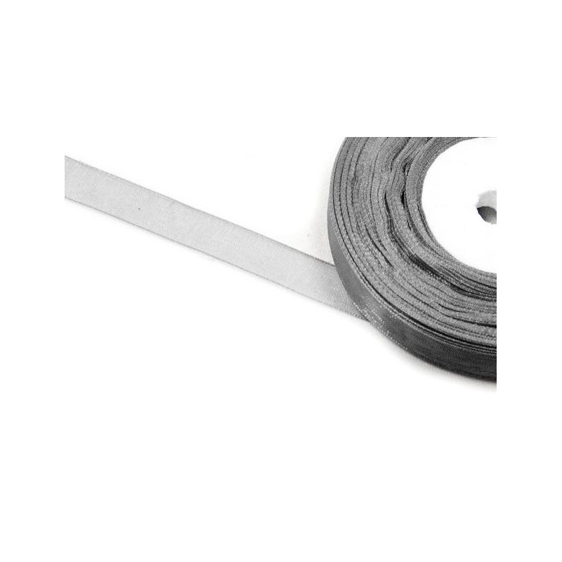 Ruban organza gris