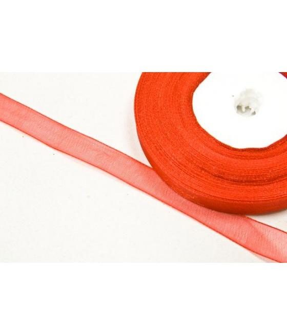 Ruban organza Rouge