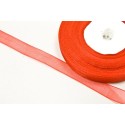 Ruban organza Rouge