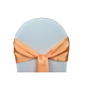 Location Noeuds de chaises Satin-Corail