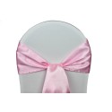 Location Noeuds de chaises Satin-Rose