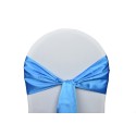 Location Noeuds de chaises Satin-Turquoise