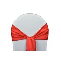 25 Noeuds de chaises Satin-Rouge