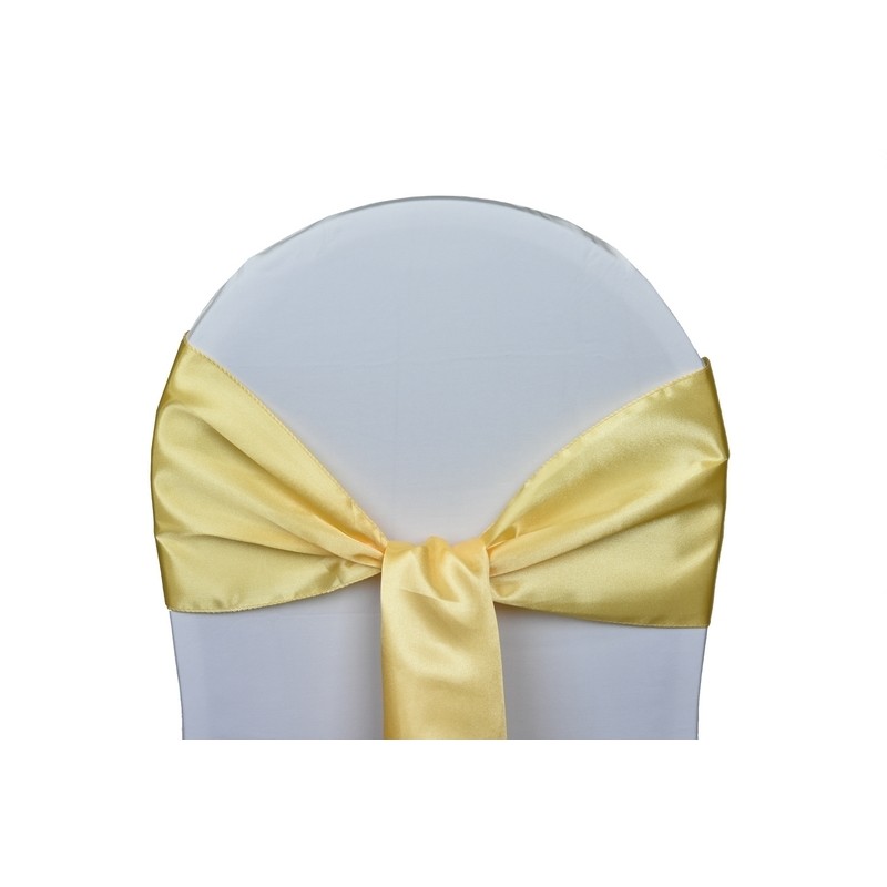 25 Noeuds de chaises Satin-Or