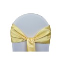 25 Noeuds de chaises Satin-Or