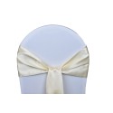 25 Noeuds de chaises Satin-Ivoire