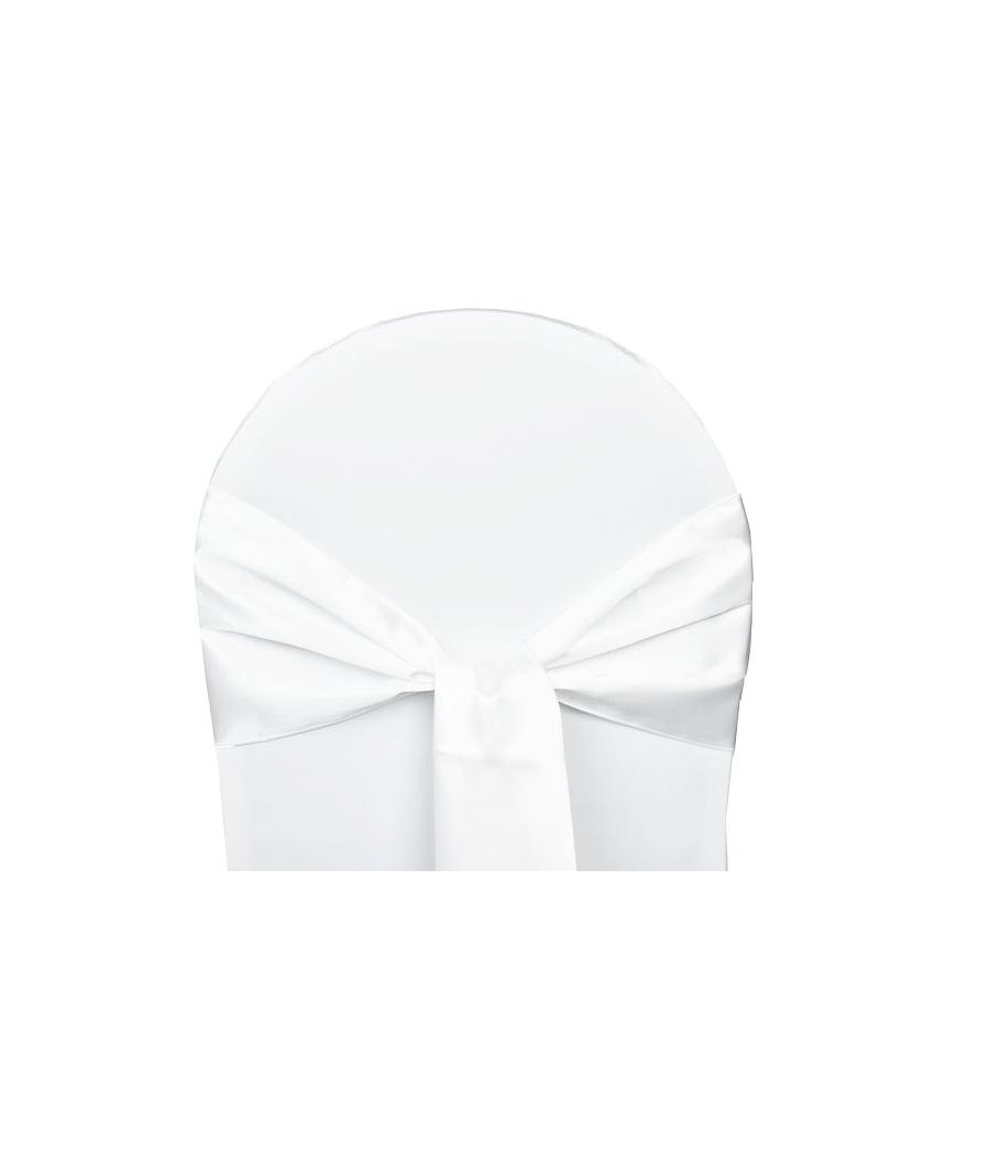 Location Nœuds de chaises Satin Blanc