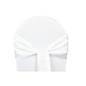 Location Nœuds de chaises Satin Blanc