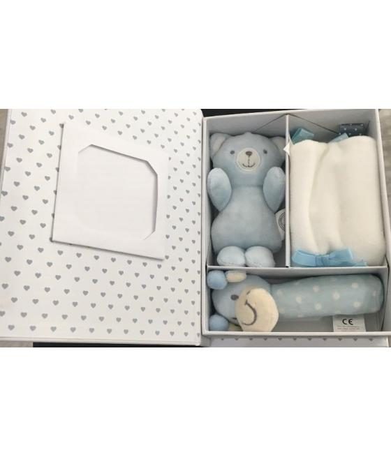 Doudou boîte cadeau garçon