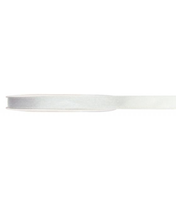 Ruban satin blanc