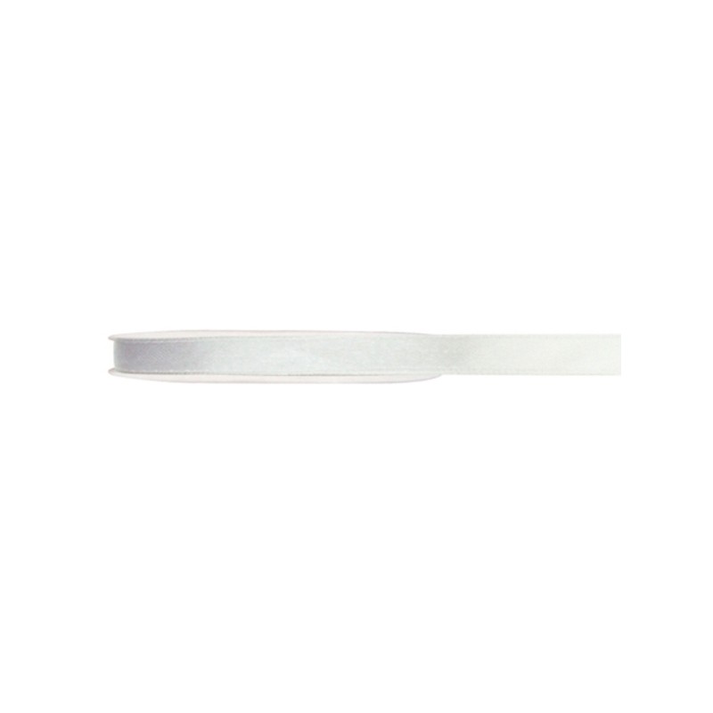 Ruban satin blanc