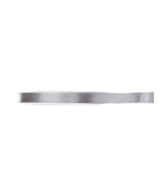 Ruban satin gris