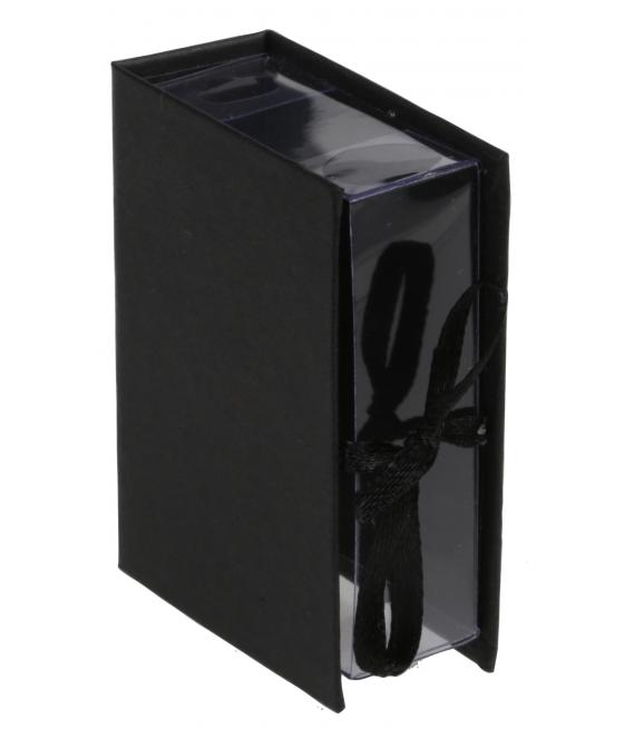 Boîte à dragées  livre Noir (Sachet de 4 pièces)