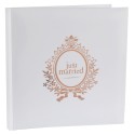 Livre d'or Just married Rose gold