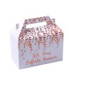 boites enfants heureux embosse rose