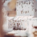 cubes deco bapteme feuilles vertes