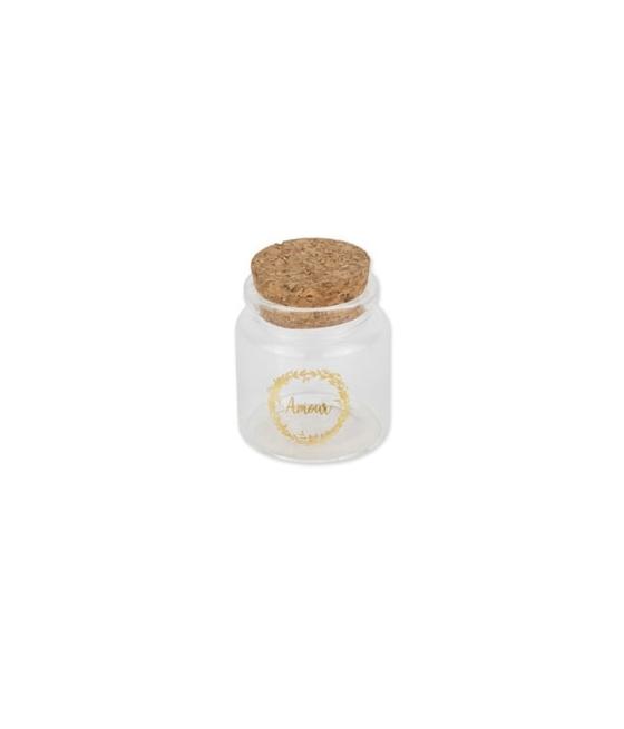 fiole verre amour bouchon liege