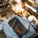 couronnes le temoin bois paillettes or