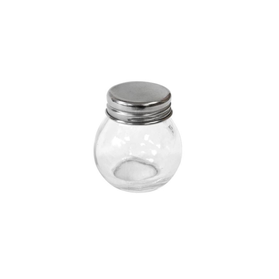 Ravissant petit pot en verre avec un couvercle en acier à offrir à vos  proches