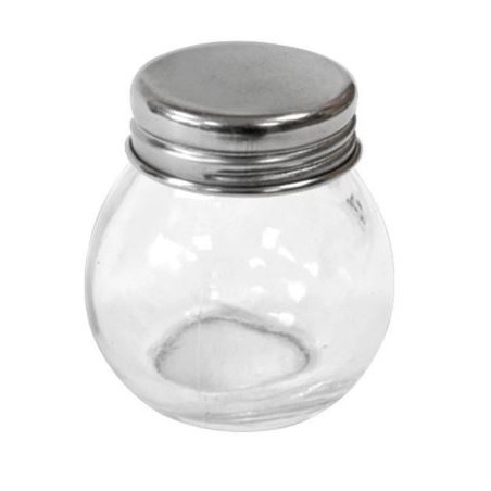 Petit bocal en verre avec couvercle en acier 5 cm - Vegaooparty