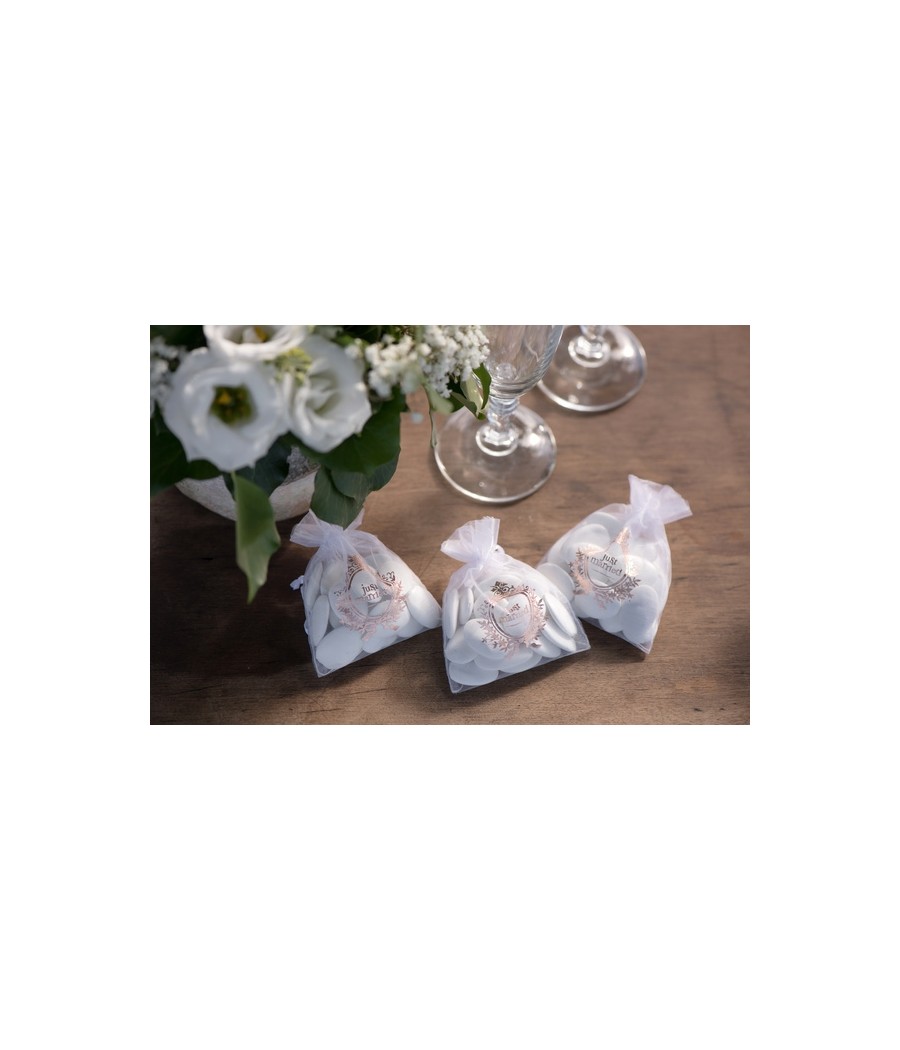 10 Sachets Just Married Rose Gold