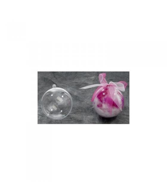 Boule transparente 10 cm