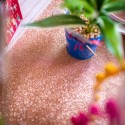 Chemin de table rose gold