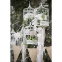 Tirelire cage blanche 