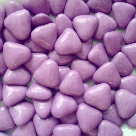 Dragées petits Cœurs Chocolat Parme - 1kg
