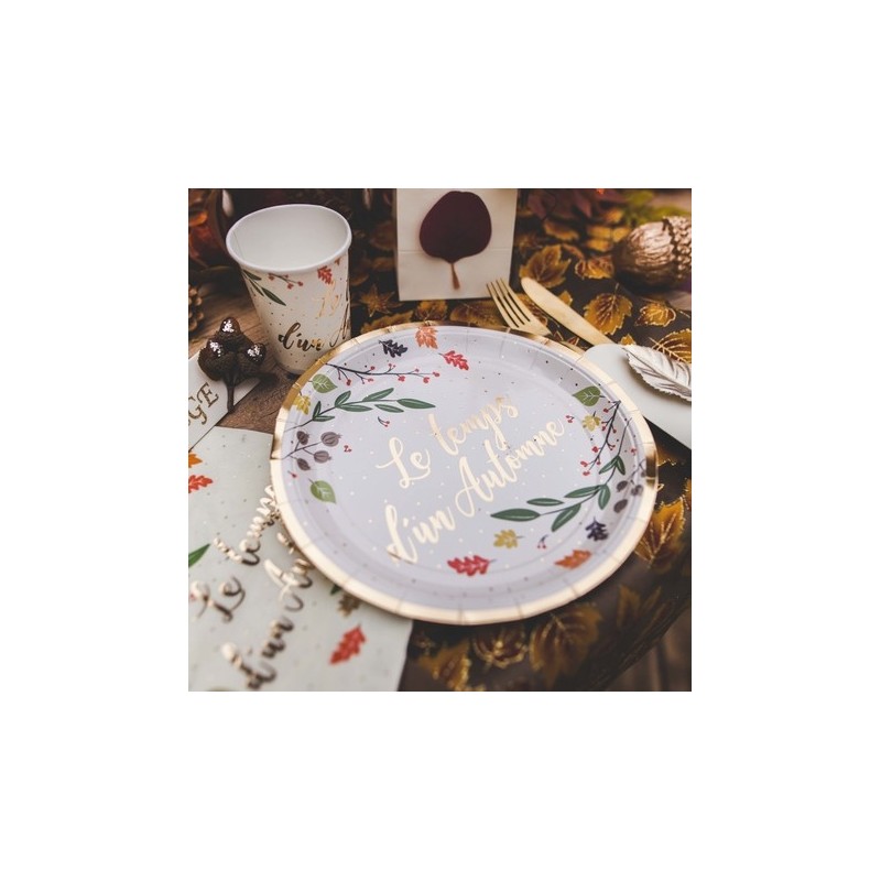 8 Assiettes le temps d'Automne