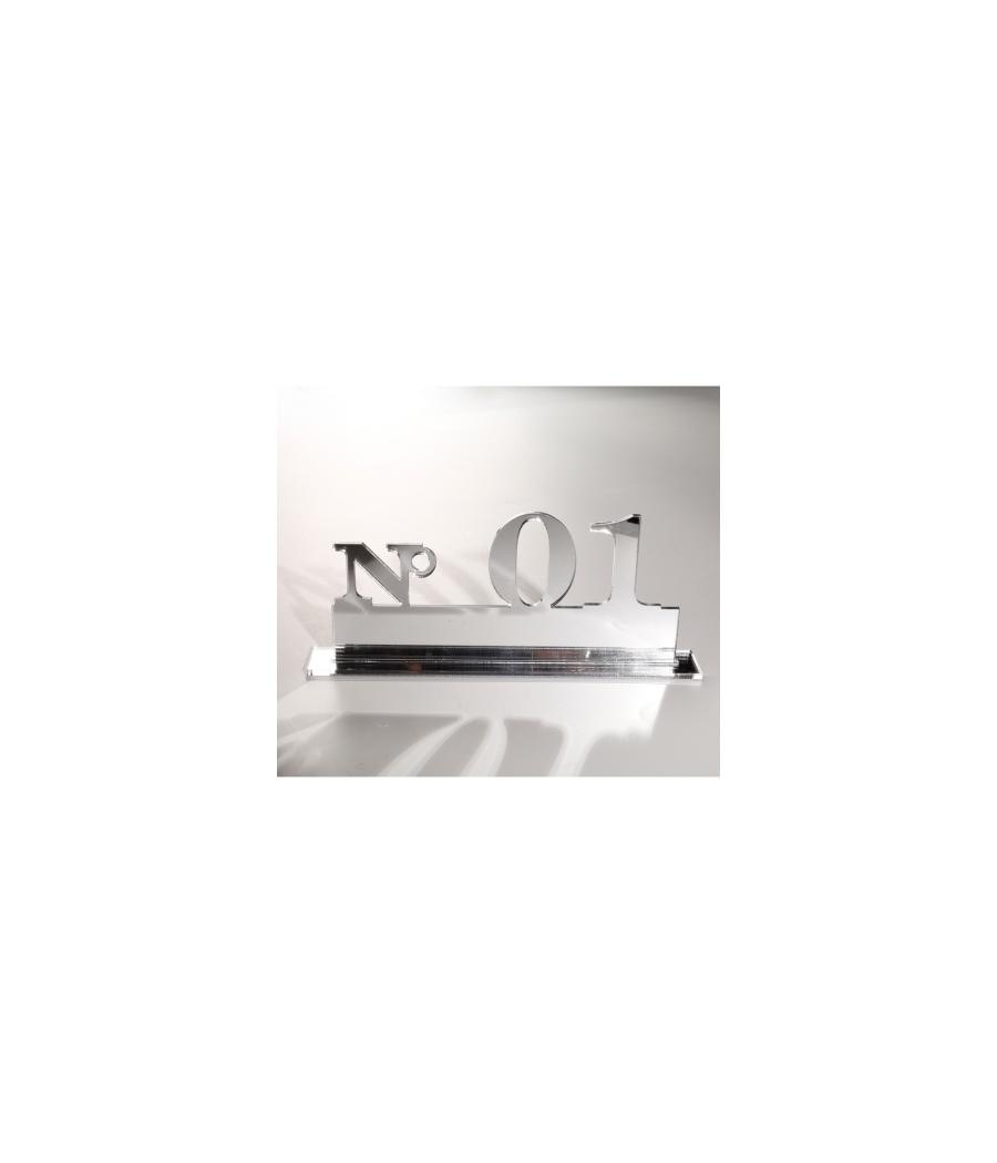 Numéro de table 1 à 10 Argent