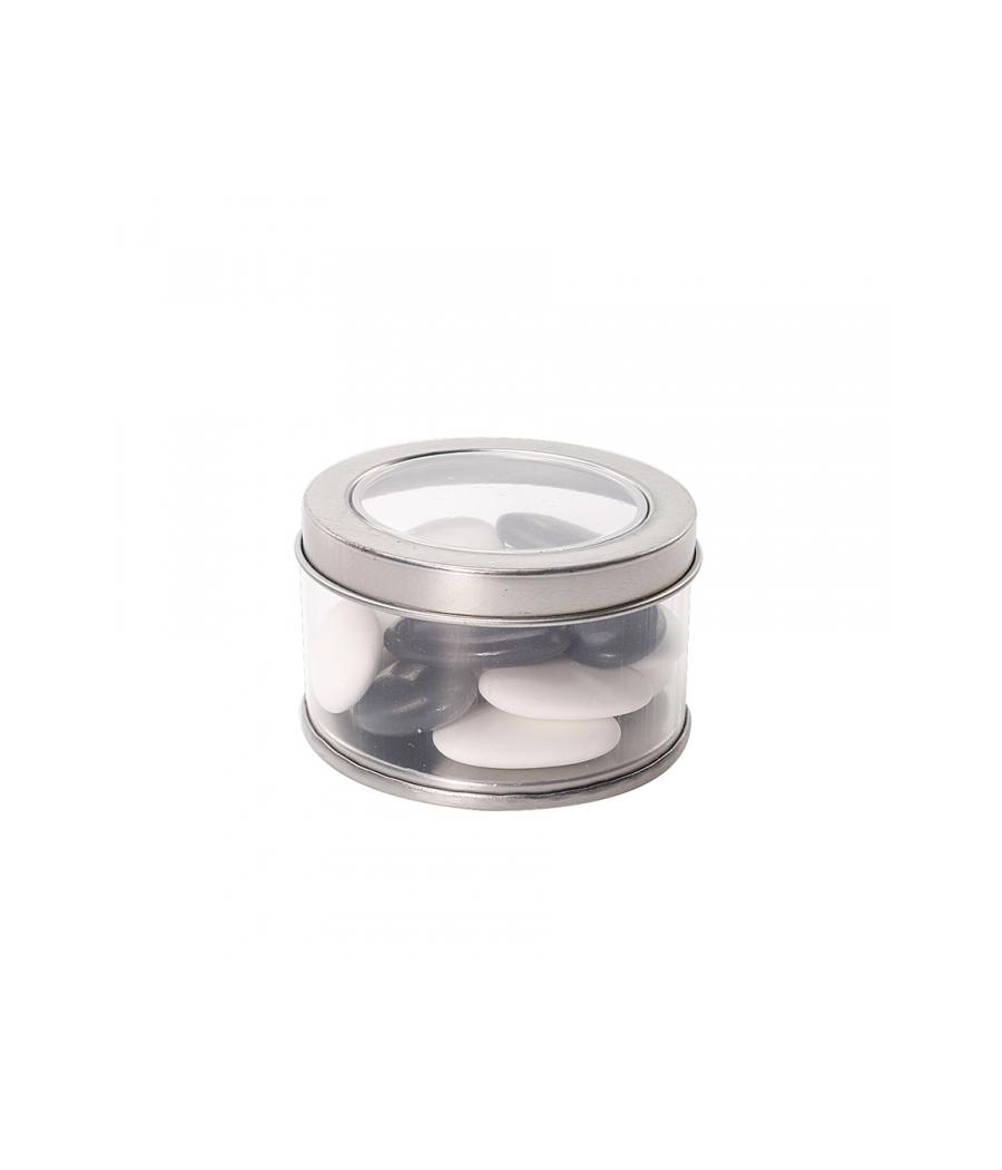 Boite ronde zinc / Transparente