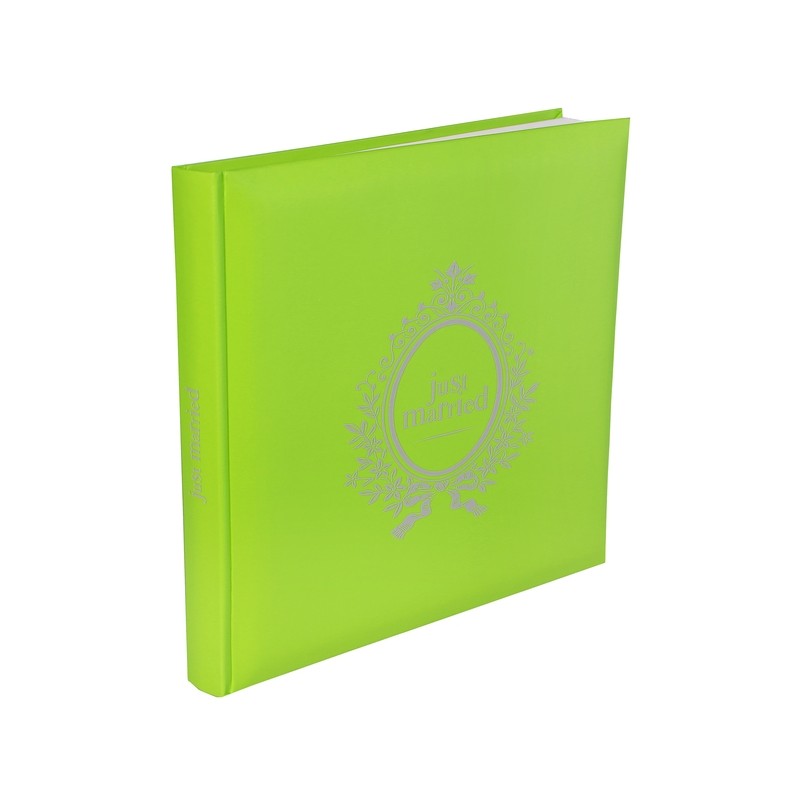 Livre d'or Just married vert