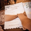 10 cartes de vœux Oh baby végétal et or
